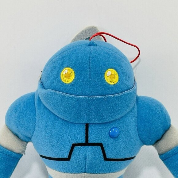 Sega Toys Anpanman Nanda Runda Plush Strap Cord Blue Robot Big Anime Japan Hang - Picture 8 of 12